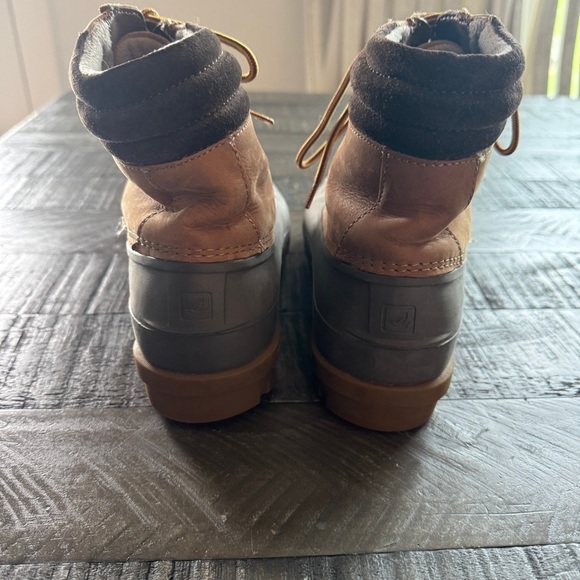 Sperry Men's Avenue Duck Boots - Tan/Brown STS12126 Size 9.5 Outdoor Hiking - Picture 7 of 10